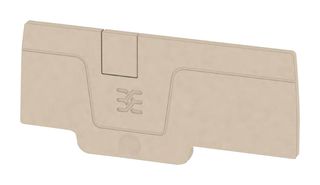2051720000 End Plate, Beige, Terminal Block Weidmuller