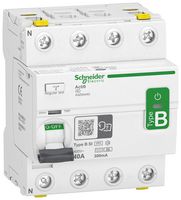 A9Z64440 RCCB, 4P, 40A, 400VAC Schneider Electric