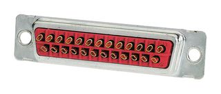 09674154715 D-Sub Conn, Rcpt, 15Pos, Solder Harting