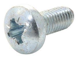 M48PRSTTTZ100- PAN HEAD POZIDRIV SCREW, STEEL, M4,PK100 TR FASTENINGS