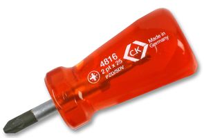 T4816 2 Screwdriver, Stubby, PZ2 X 25mm Ck Tools