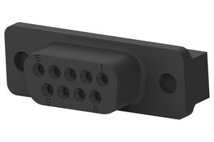 5207826-4 D Sub Conn, Rcpt, De, 9Pos, Solder Amp - Te Connectivity