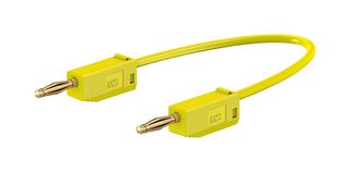 28.0039-050-24 Test Lead, 2mm Banana Plug, 10A, 500mm STAUBLI