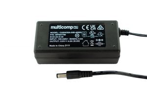 MP007791 Adapter, AC-DC, 12V, 2A multicomp Pro