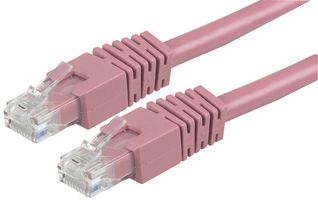 PS11213 PATCH CORD, RJ45 PLUG, CAT6, 10M, PINK PRO SIGNAL
