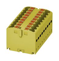 PTFIX 12X2,5 YE TB, Power Distribution, 12POLE, 12 AWG Phoenix Contact