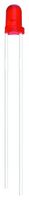 MP000451 LED, Red, 500MCD, 637NM, 3mm multicomp Pro