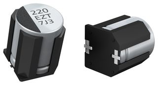EEHZT1E221V Cap, 220UF, 25V, Alu Elec, Hybrid, SMD Panasonic