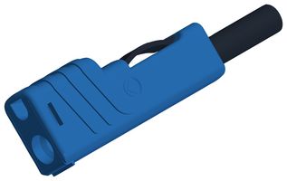 932153102 Conn, Banana, Plug, 30A, Screw, Blu Hirschmann Test And Measurement