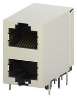 5569380-1 Conn, Jack, 8P8C, 2x1 Stacked, Cat5 Amp - Te Connectivity