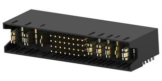 6450849-7 Backplane Conn, HDR, 4R/40POS, 5.08mm Amp - Te Connectivity