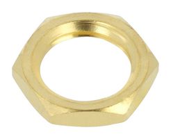 132-Nut Sma GLD Hex Nut, Sma Jack, Brass, Gold Amphenol RF