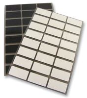 C100X050APT Raised Panel Component Label, White PANDUIT