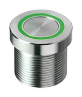 PBAR9AFB000A0GX Vandal Resistant SW, SPST, 0.2A, 6V, GRN Apem