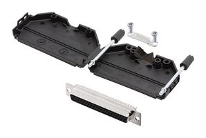 L17DPPK37-Bk+L77HDC62S Hd-D Sub Connector, Rcpt, 62POS, Solder Amphenol ICC