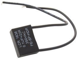 Fe-SP-HDR23-100/22 Cap, Sup, x2, 0.1uF, 250VAC, Radial Box LCR Components