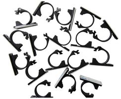 MP003243 Cable Clip, Black, 16mm, Pk100 Pro Power