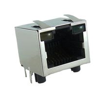 RJHSE-5484 RJ45 Conn, R/A Jack, 8P8C, 1PORT, Th Amphenol ICC