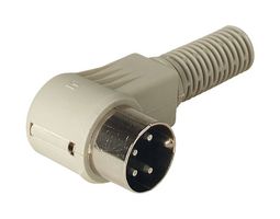 MAWI 40B DIN Audio/Video Conn, Plug, 4Pos, PE Hirschmann
