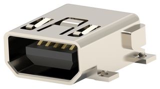 1-1734328-2 CONNEXION MINI USB, 2.0 TYPE AB, R/A RCPT, CONNECTIVITÉ 5P TE