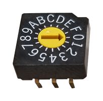 SD-1010 ROTARY CODE SW, 16POS, HEX, 0.1A, 5V NIDEC COPAL ELECTRONICS