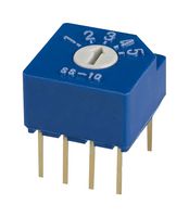 SS-10-15SPE Rotary Switch, SP5T, 0.1A, 5VDC, Th Nidec Copal Electronics