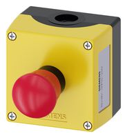 3SU1801-0NP00-2AA2 E-STOP SWITCH, SPST-NC/NO, 10A, 500V SIEMENS