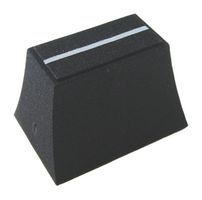 MP3193 Slider KNOB W/Indicator Line, Black multicomp Pro