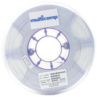 MC002563 3D Printer Filament, ABS, 1.75mm, White multicomp