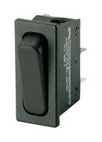 01831.8112-02 Rocker Switch, SPST, 20A, 250VAC, Black MARQUARDT