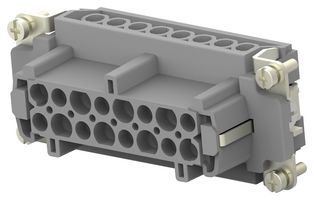 T2040162201-000 Heavy Duty Insert, Rcpt, 16Pos, 14AWG Te Connectivity