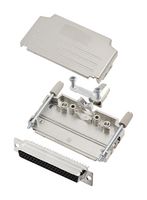 L17DPPK37-M+L77HDC62S Hd-D Sub Connector, Rcpt, 62POS, Solder Amphenol ICC