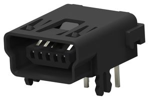 1734510-1 Conn, Mini USB Type B, Rcpt, 5WAYS, THT Amp - Te Connectivity