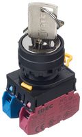 YW1K-2AE11 Keylock SW, SPST-NO/NC, 2 Pos, 10A, 600v Idec