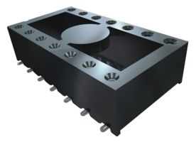 ICF-308-S-O . Dip Socket, 8Pos, 2.54mm, SMT Samtec