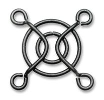 MCSC40-W2B Fan Finger Guard, Metal, 40mm, Black multicomp Pro