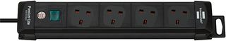 1951143100 Power Outlet Strip, 4 Outlet, 1.8m, 240V Brennenstuhl
