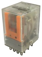 MCJQX-13F-KE4C-110VAC Power Relay, 110VAC, 5A, 4PDT, Socket multicomp
