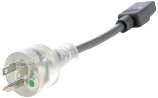 17966-8-S15 Power Cord, NEMA 5-15P/IEC C13, 4.6m Volex