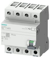 5SV3346-4 RCCB, 4P, 63A, 400VAC Siemens