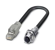 VS-FSDBPS-IP20-937-2,0 NETWORK CABLE, M12 RCPT-RJ45 PLUG, 2M PHOENIX CONTACT