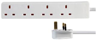 1594 10m Extension Lead Four Gang 10m Pro Elec