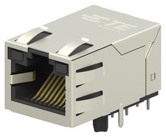 2301994-8 RJ45 Connector, R/A Jack, 1PORT, Th Te Connectivity