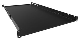 ADSU2536BK Adj Rack Mount Shelf, 25-36", 1U, Steel Hammond