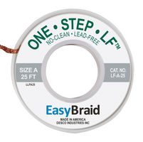 LF-A-25 Desoldering Braid, 25ft X 0.025" MENDA