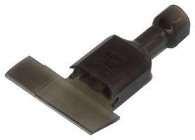 9-520183-2 Female Disconnect, 6.35mm, 22-18AWG, Blk Amp - Te Connectivity