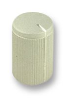 MP7248 Round KNOB, KMK10, Silver, 6mm, Spline multicomp Pro