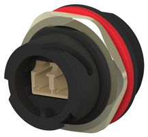 1828619-1 Fiber Optic Adapter, LC Duplex, Jack Te Connectivity