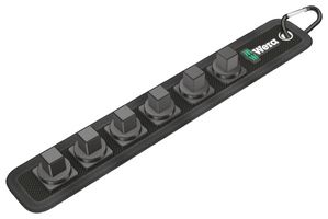05003892001 Socket Rail Belt, 6 Location, Unloaded Wera