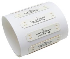 HL253WE1TS025B Cable Marker, Po, 45mm X 25.3mm, White Raychem - Te Connectivity